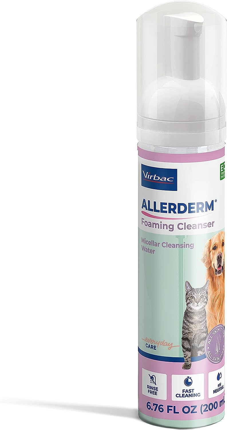 Experience the Ultimate Cleanliness for Your Furry Friend with Allerderm Rinse-Free Pet Shampoo