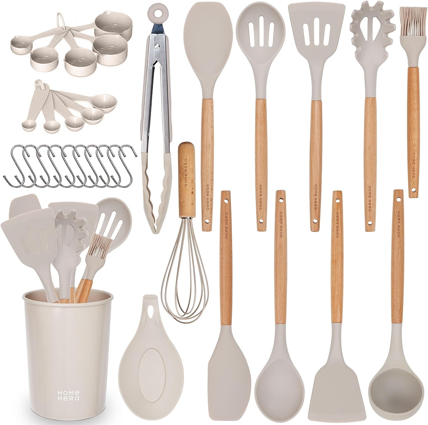 Elevate Your Culinary Experience with the 33-Piece Kitchen Utensils Set!